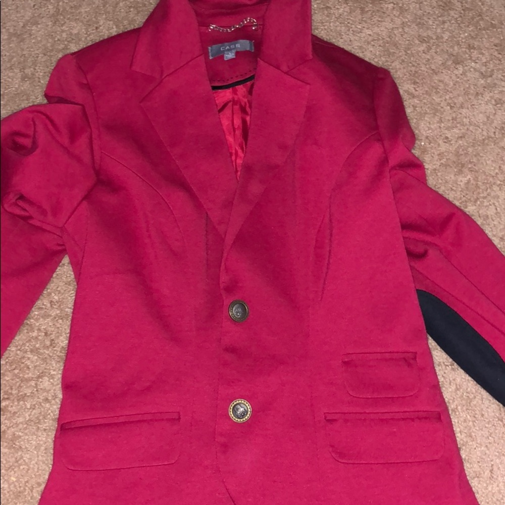 Red blazer